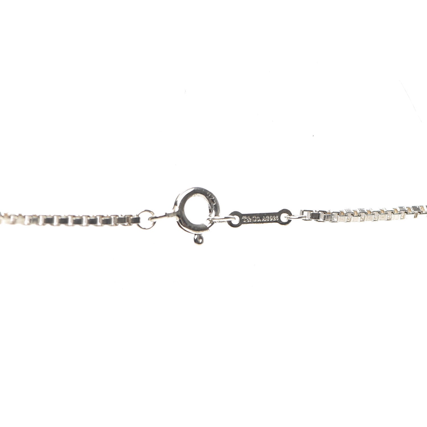 Tiffany Sterling Silver Paloma Caliper Bar Pendant Necklace 5 of 7