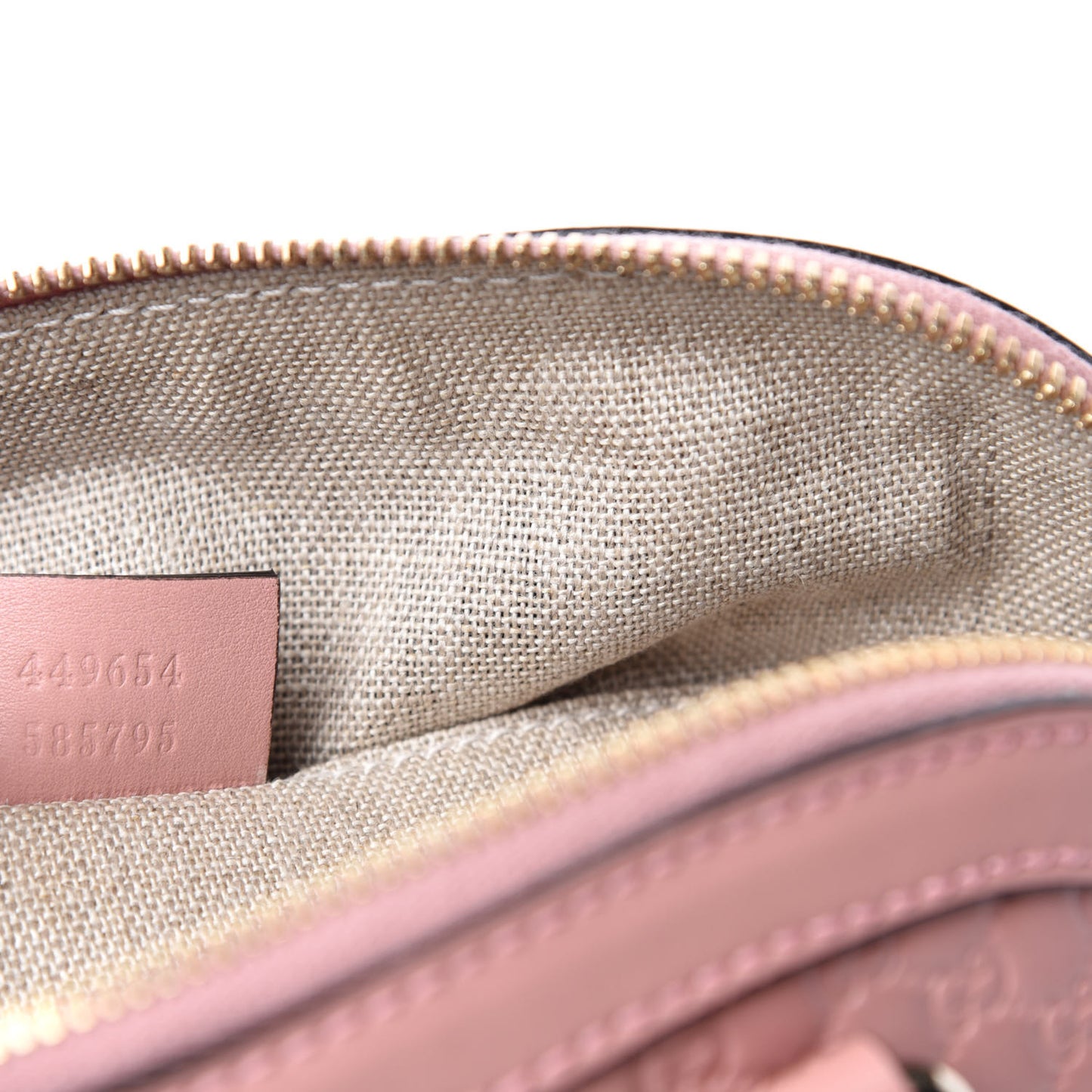 Microguccissima Mini Dome Bag Soft Pink
