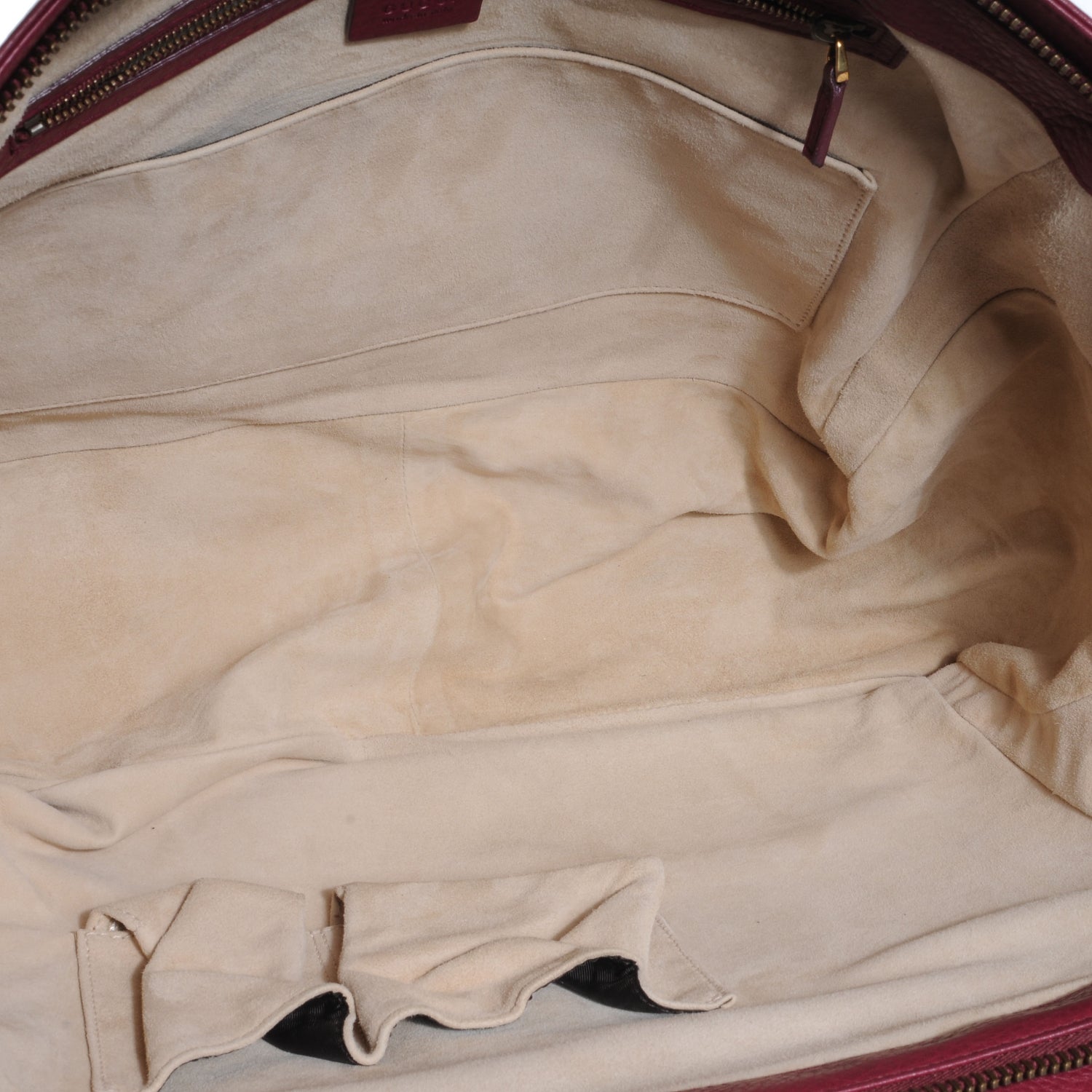 Gucci Cellarius Calfskin Medium 1973 Top Handle Satchel Cherry Gloss 5 of 7