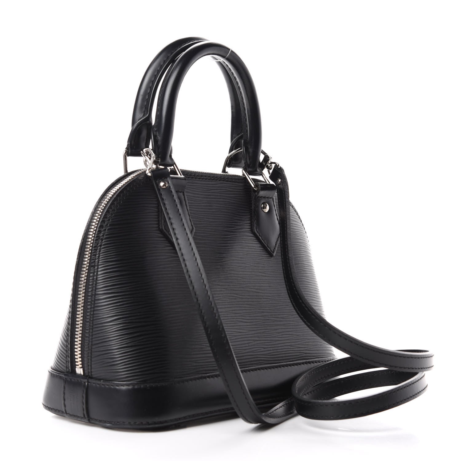 Louis Vuitton Epi Alma BB Black 3 of 9