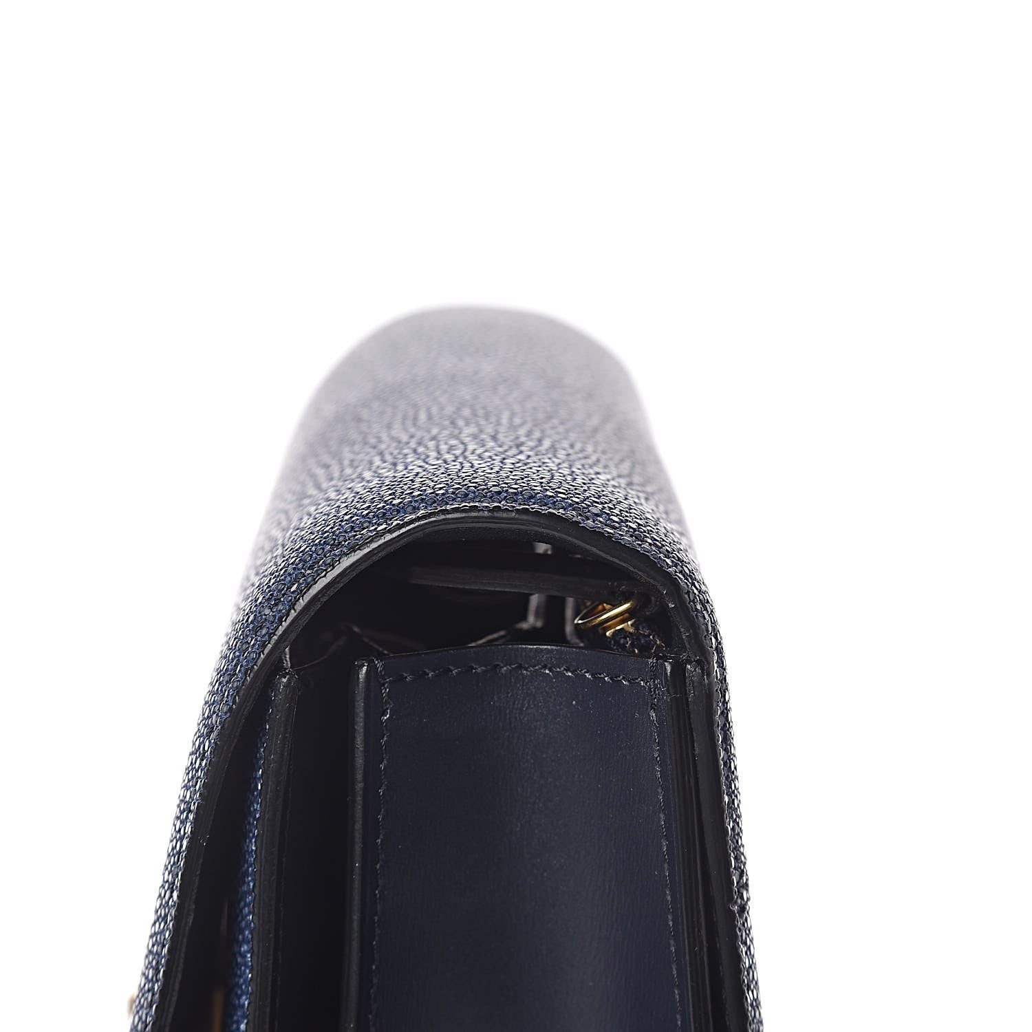 Celine Stingray Medium Classic Box Flap Bag Navy 10 of 14