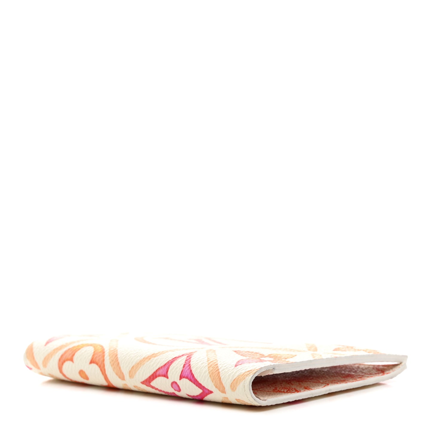 Monogram LV By the Pool Passport Cover NM Coral