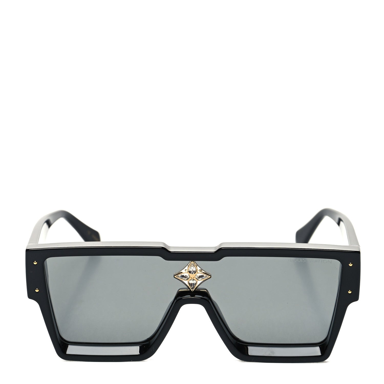 Louis Vuitton Acetate Cyclone Sunglasses Z1578E Black 2 of 8