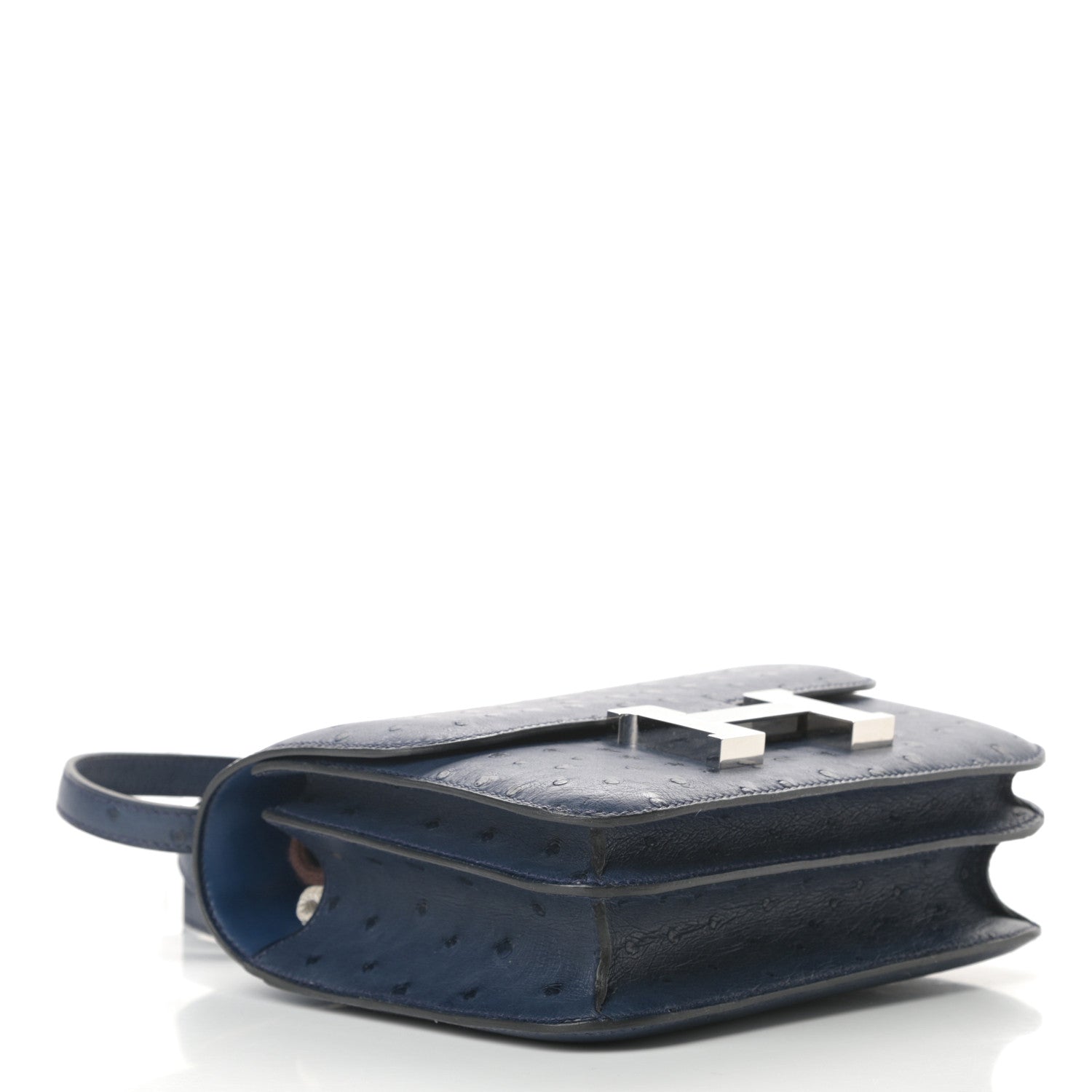 Hermes Ostrich Constance 18 Bleu Roi 4 of 11