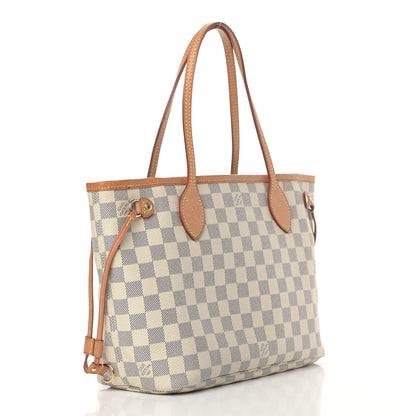 Louis Vuitton Damier Azur Neverfull PM 3 of 12