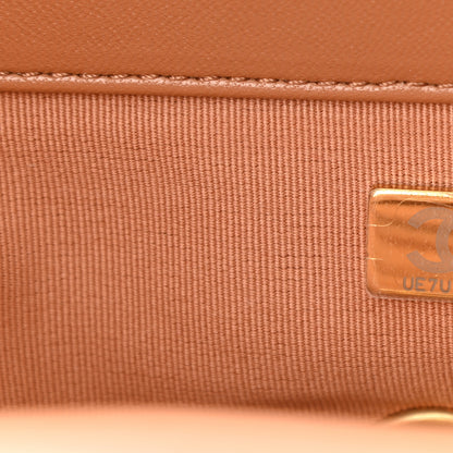 Chanel Lambskin Quilted Medium Chanel 19 Flap Brown 7 of 10