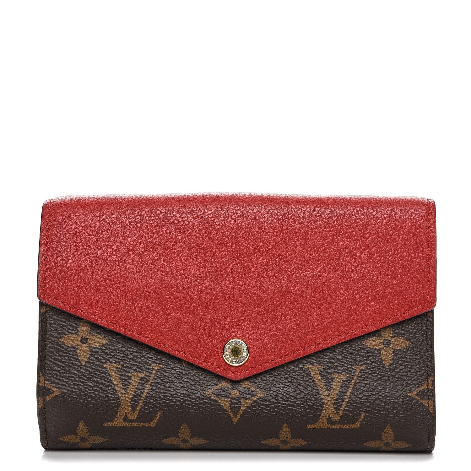 Louis Vuitton Monogram Pallas Compact Wallet Cherry 1 of 12