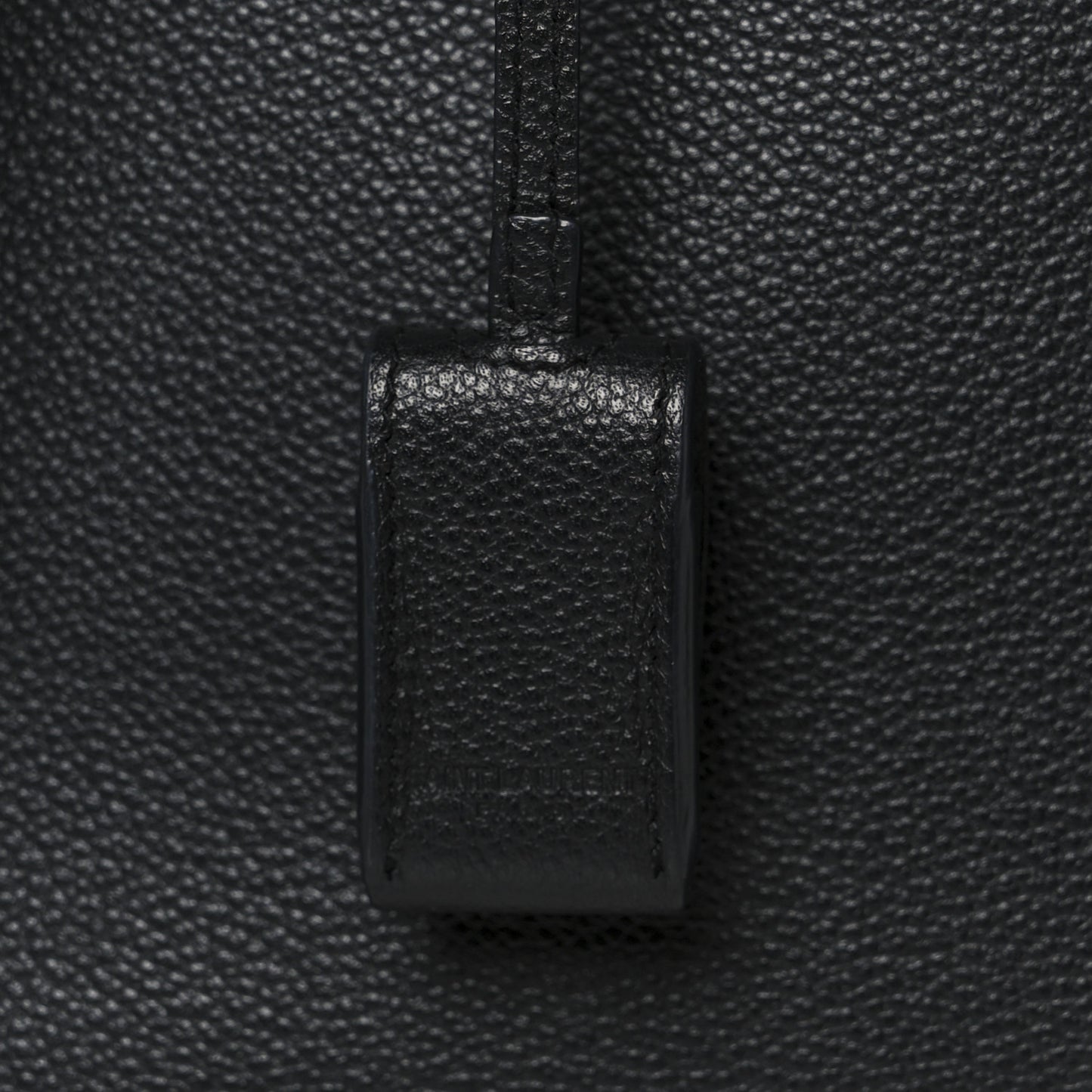 Grained Calfskin Baby Sac De Jour Black