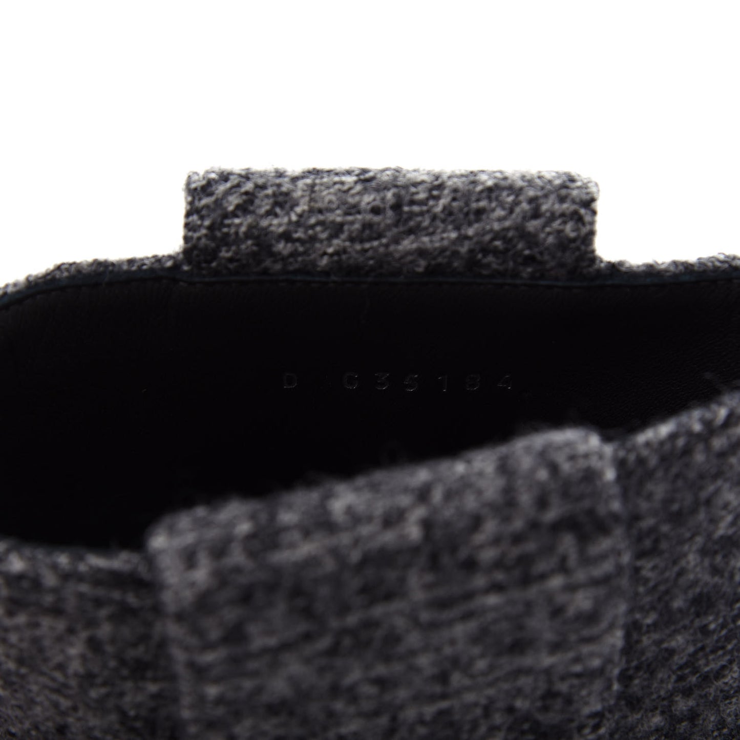 Tweed Short Boot 39.5 Grey