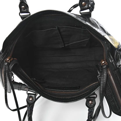 Balenciaga Agneau Graffiti All Over Classic Hardware S City Black Multicolor 5 of 10