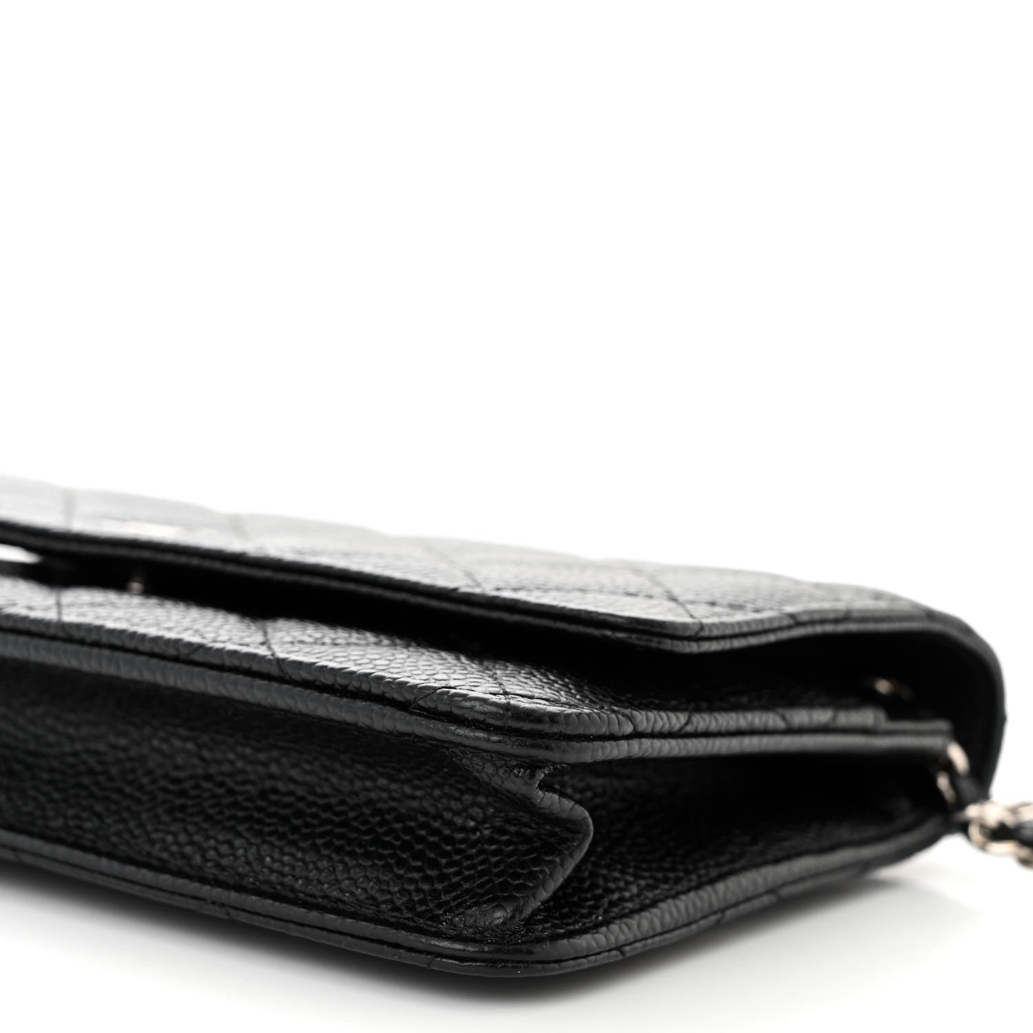 Chanel Caviar Quilted Wallet On Chain WOC Black 11 of 12