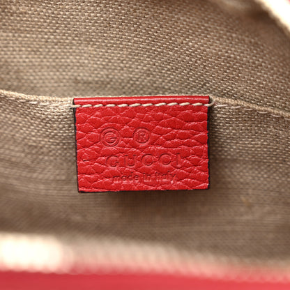 Gucci Monogram Mini Bree Messenger Bag Red 6 of 10
