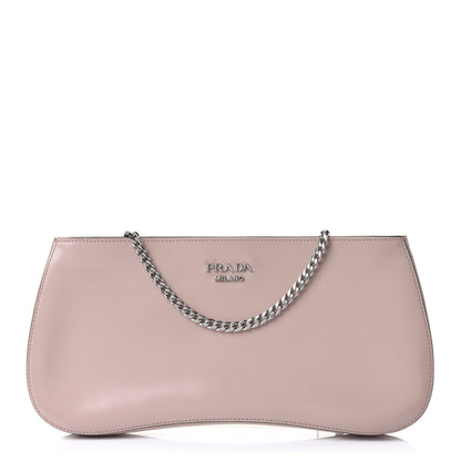 Prada Soft Calf Chain Clutch Cammeo 2 of 19
