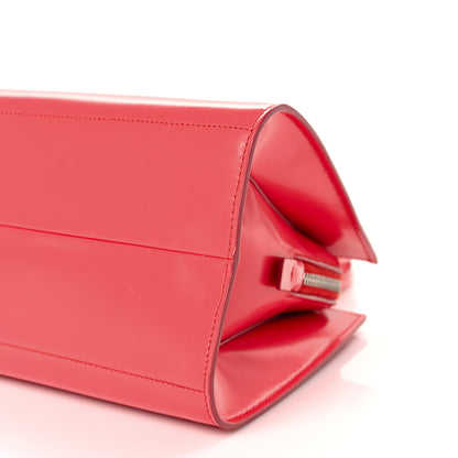 Prada Spazzolato Architectural Line Horizontal Bag Corallo 8 of 10