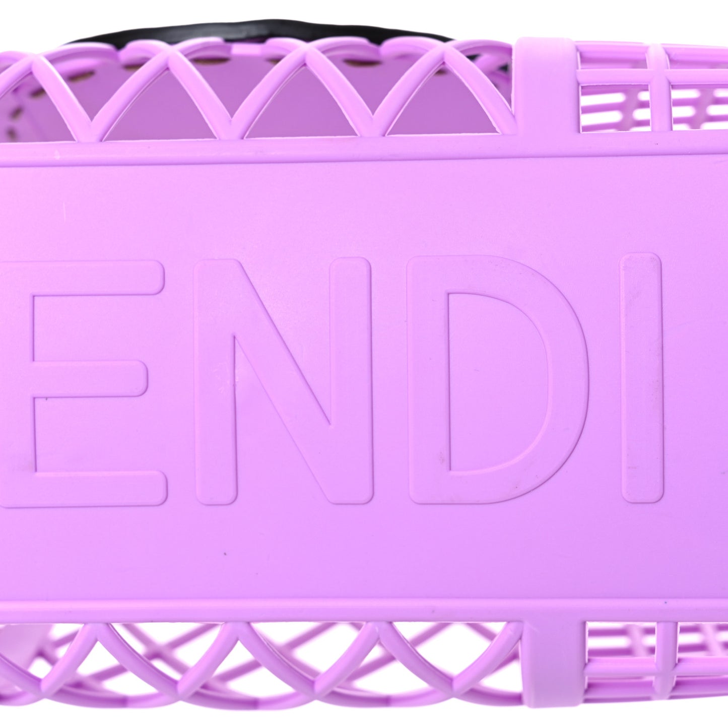 Recycled Plastic Vitello Liberty Matte Small Fendi Basket Violetta