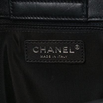 Chanel Calfskin Quilted Large Classic Shopping Tote Black 6 of 14