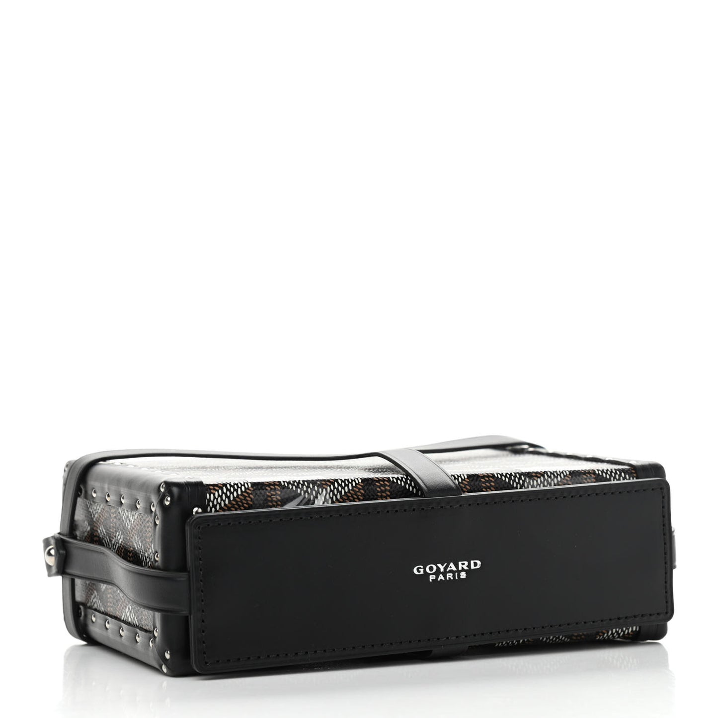 Goyardine Minaudiere Trunk Bag Black