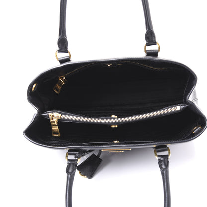 Prada Saffiano Lux Medium Tote Black 4 of 10