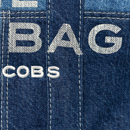 Marc Jacobs Denim Canvas Small Tote Bag Blue 7 of 9