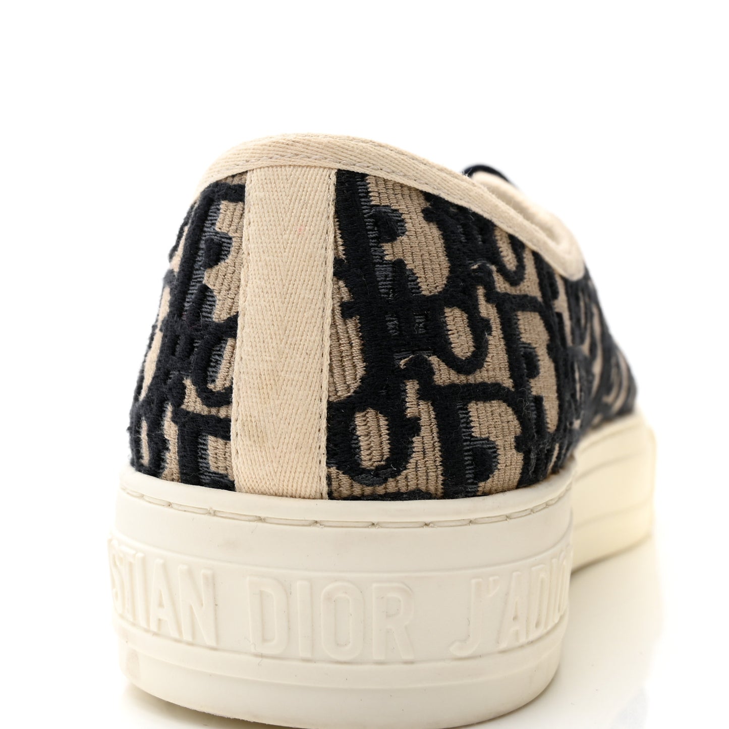 Canvas Oblique Walk'N'Dior Low Top Sneakers 41 Deep Blue