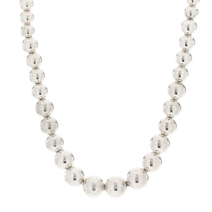 Tiffany Sterling Silver HardWear Graduated Ball Necklace 1 of 3