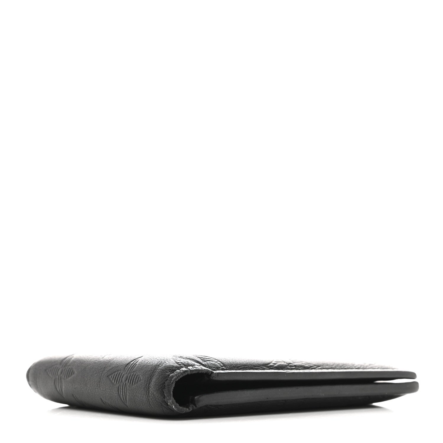 Louis Vuitton Calfskin Monogram Shadow Multiple Wallet Black 4 of 11