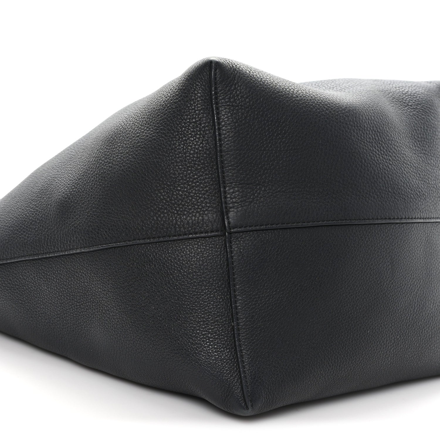 The Row Grained Calfskin Large N/S Park Tote Black 7 of 10