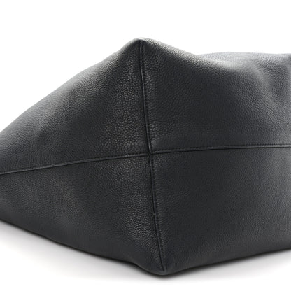 The Row Grained Calfskin Large N/S Park Tote Black 7 of 10