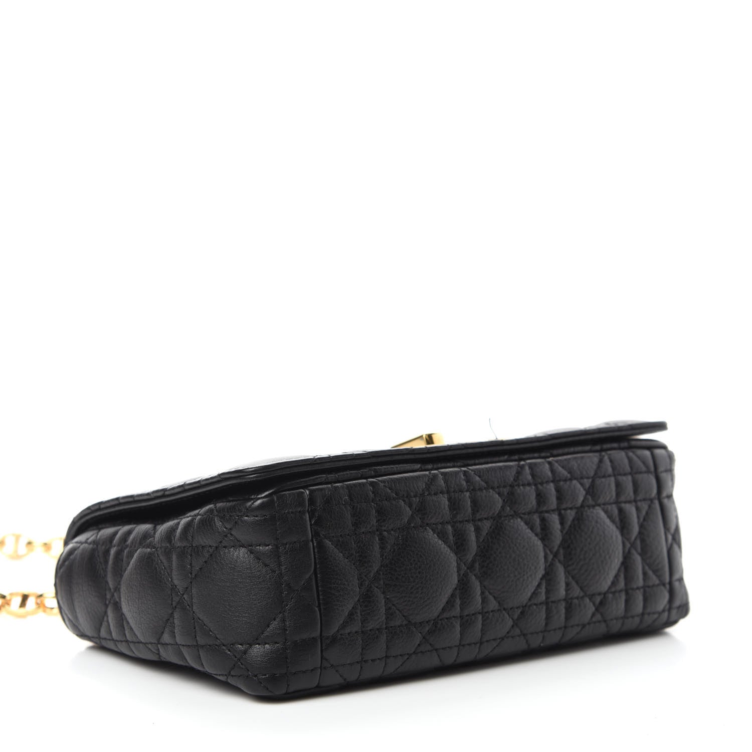 Christian Dior Calfskin Cannage Small Caro Bag Black 4 of 12