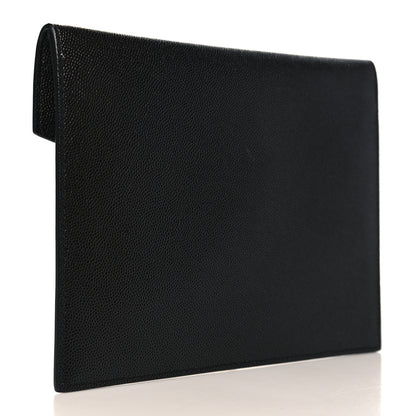 Saint Laurent Grain De Poudre Uptown Baby Pouch Black 3 of 6