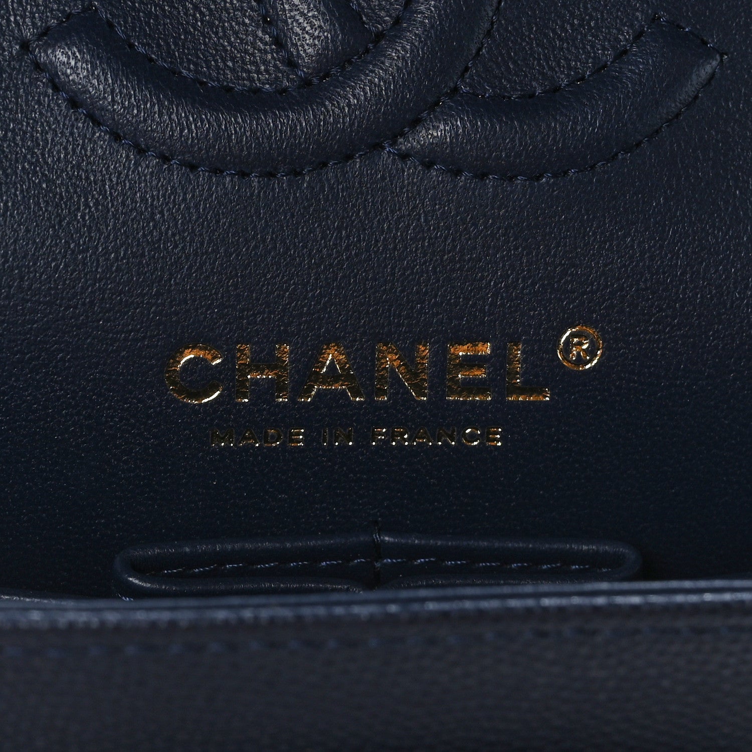 Chanel Caviar Quilted Small Double Flap Navy 6 of 9