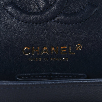 Chanel Caviar Quilted Small Double Flap Navy 6 of 9