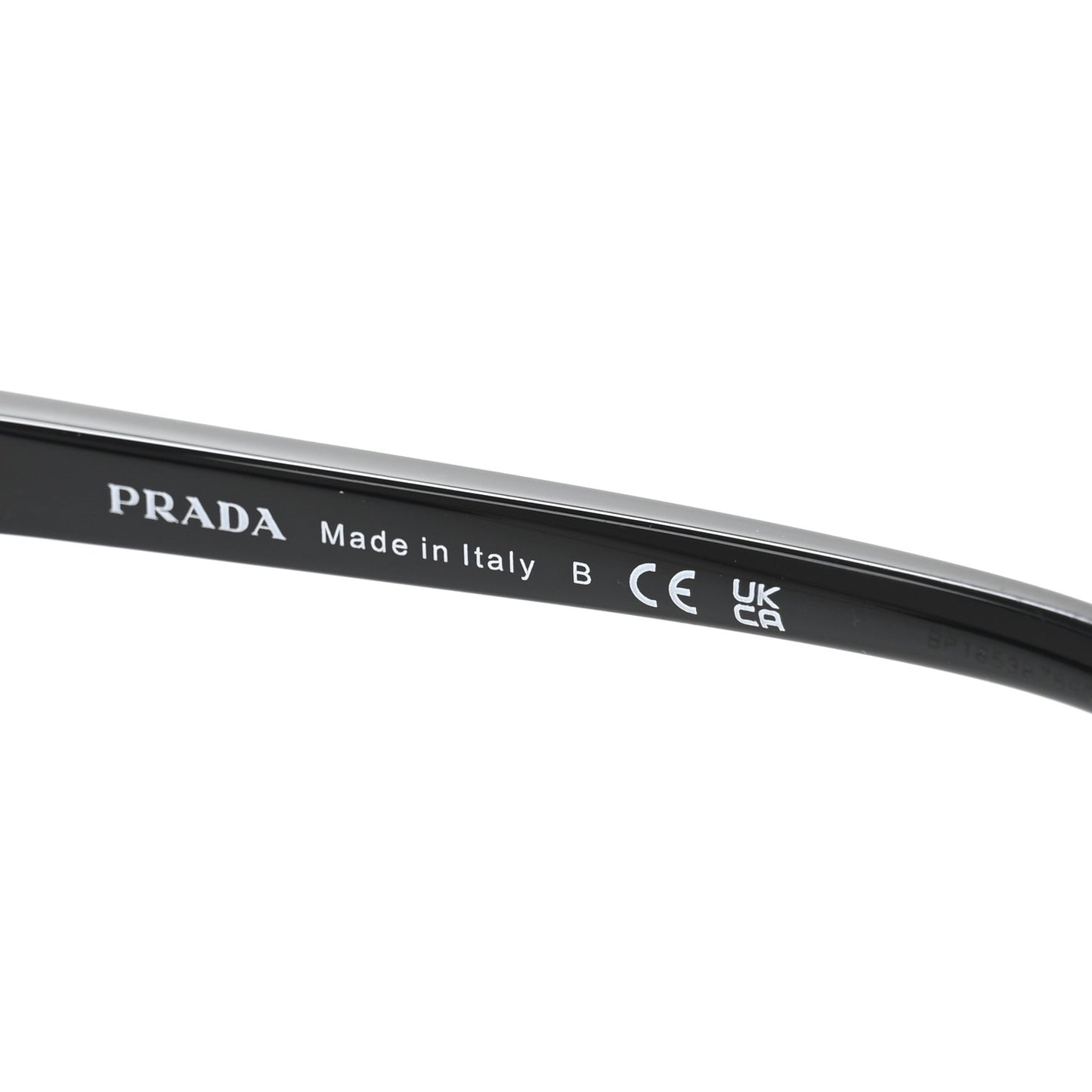 Acetate Rectangular Sunglasses SPR B03 Black