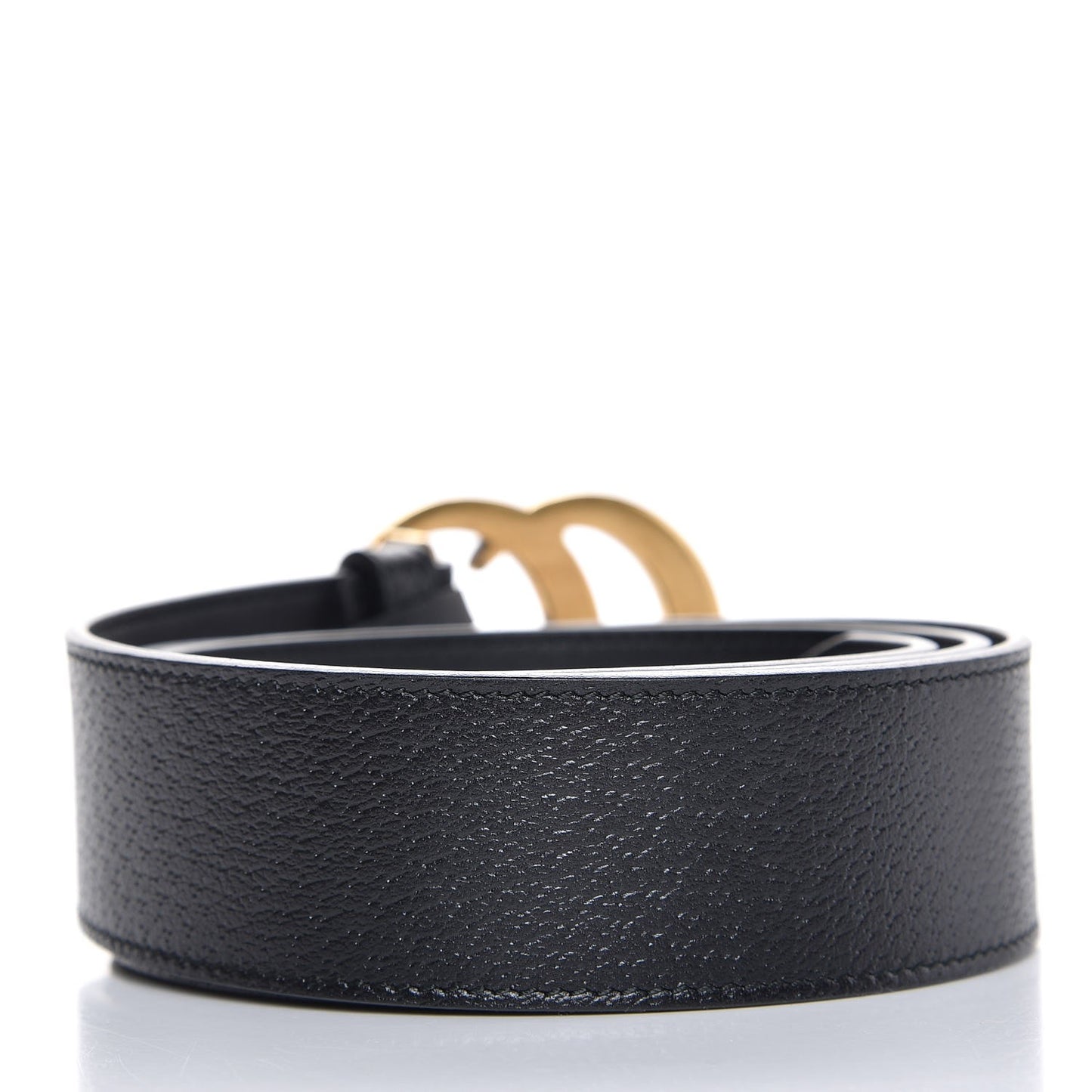 Textured Calfskin Double G 40mm Belt 90 36 Black