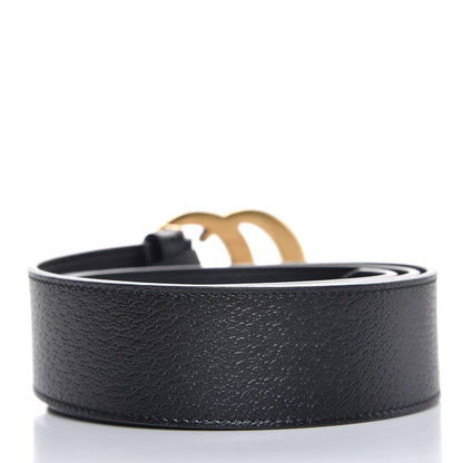 Gucci Textured Calfskin Double G 40mm Belt 90 36 Black 3 of 7