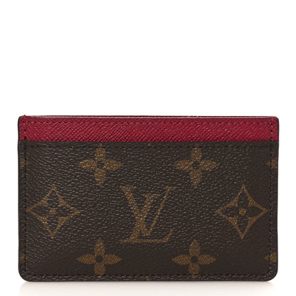 Louis Vuitton Monogram Card Holder Fuchsia 1 of 6
