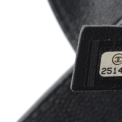 Chanel Caviar Small Studded Deauville Tote Black 7 of 11