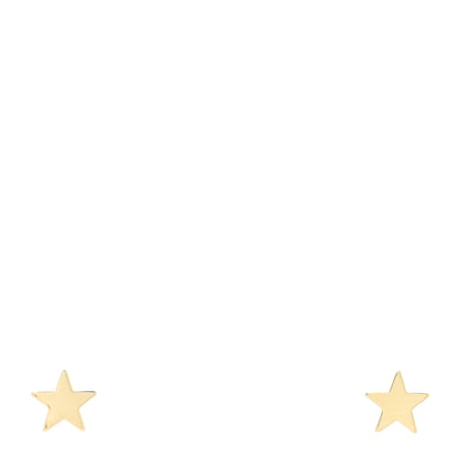 Jennifer Meyer 18K Yellow Gold Mini Star Stud Earrings 1 of 4