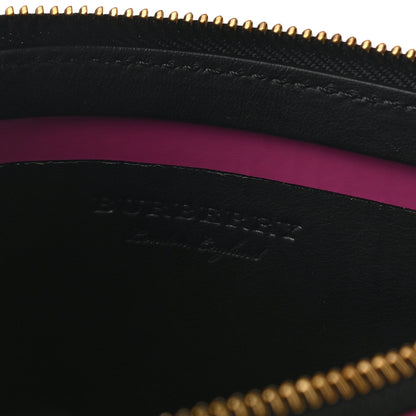 Burberry House Check Medium Duncan Pouch Black Pink 6 of 7