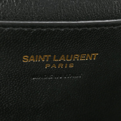 Saint Laurent Lambskin Quilted Mini Gaby Vanity Case Marine 5 of 11