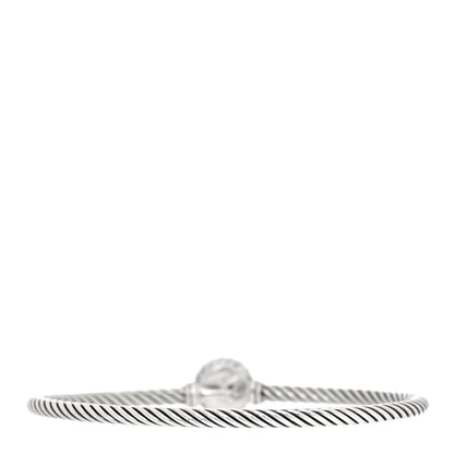 David Yurman Sterling Silver Amethyst 3mm Chatelaine Bracelet 3 of 5