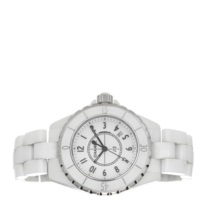 Chanel Stainless Steel Ceramic 33mm J12 Quartz Watch White 2 of 5