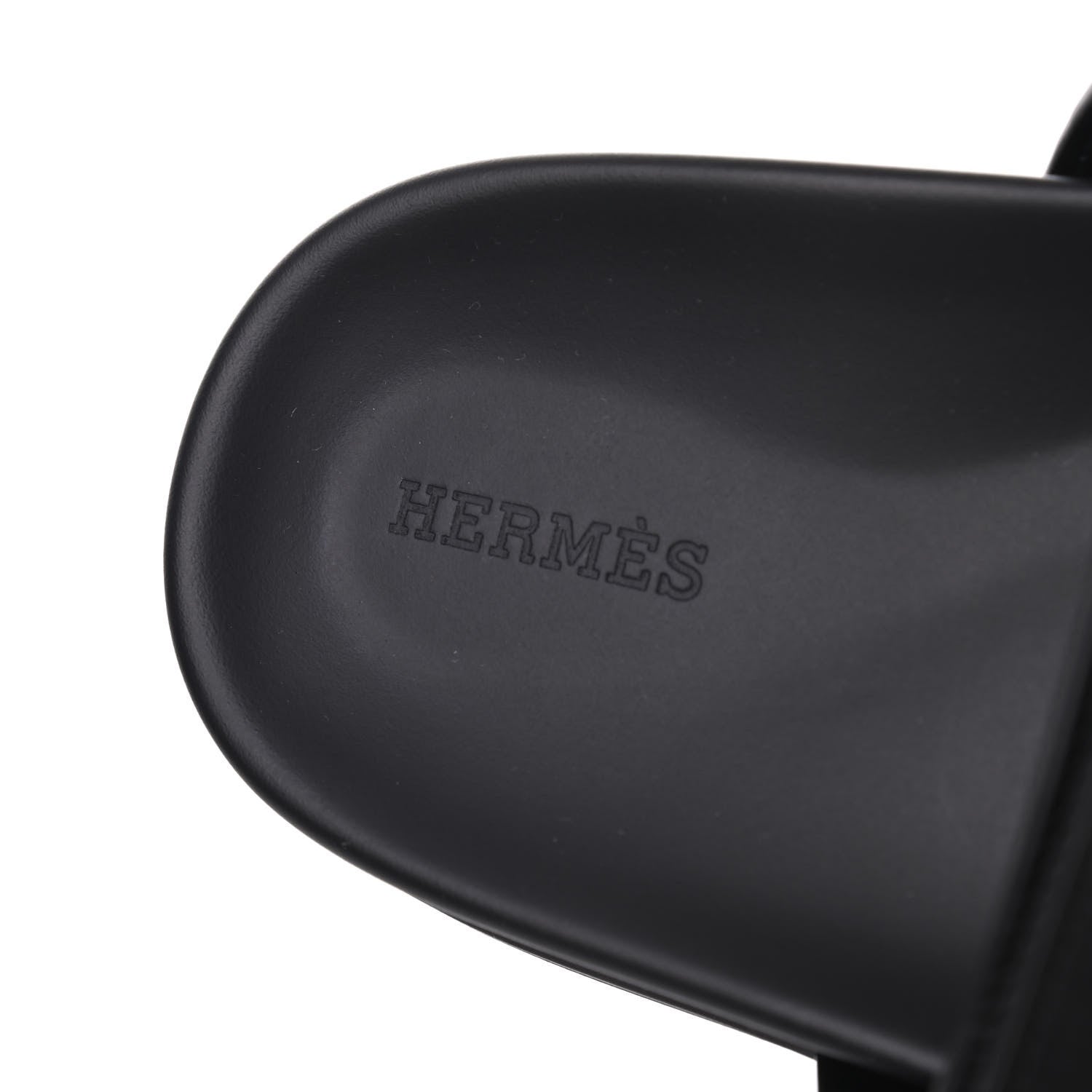 Hermes Calfskin Womens Chypre Sandals 39 Black 6 of 11