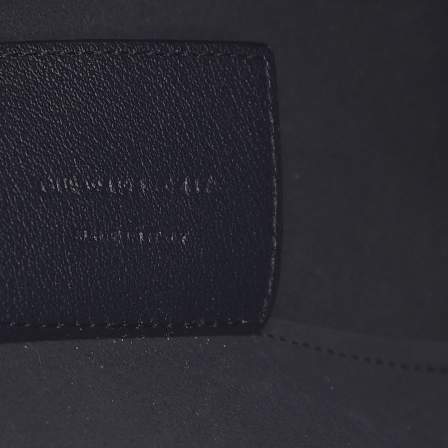Saint Laurent Calfskin Large Shopping Tote Deep Marine 8 of 9