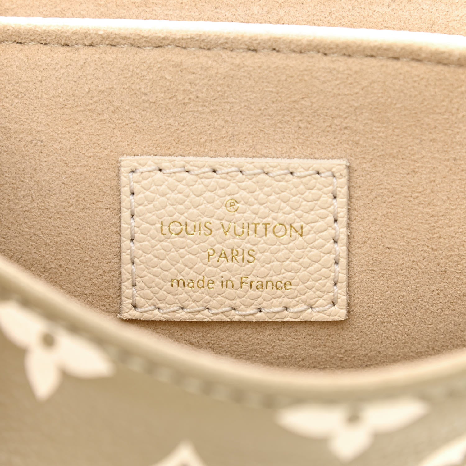 Louis Vuitton Empreinte Monogram Spring In The City Tiny Backpack Kaki Beige Cream 6 of 9