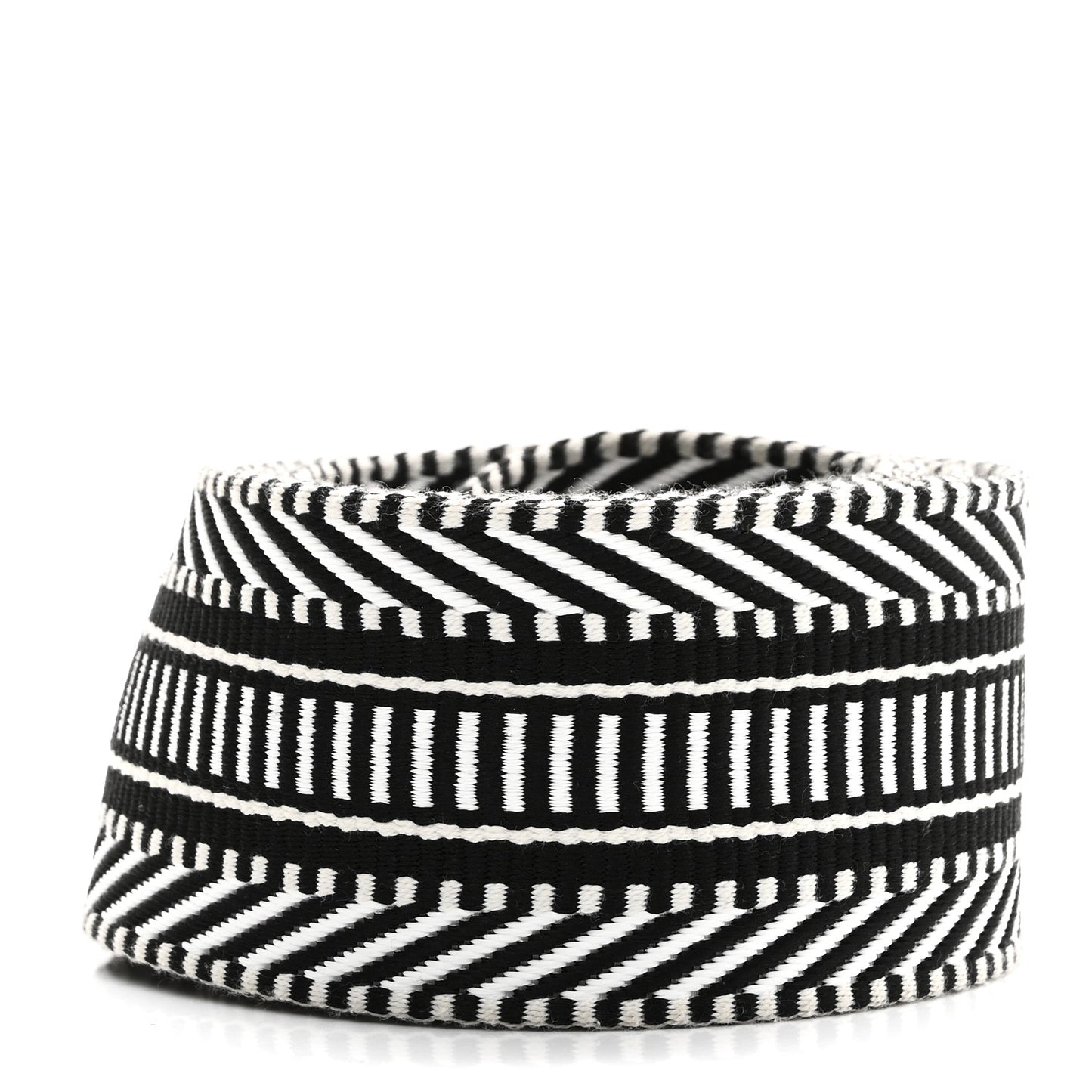 Toile Swift 50mm Sangle Cavale Shoulder Strap Black Ecru