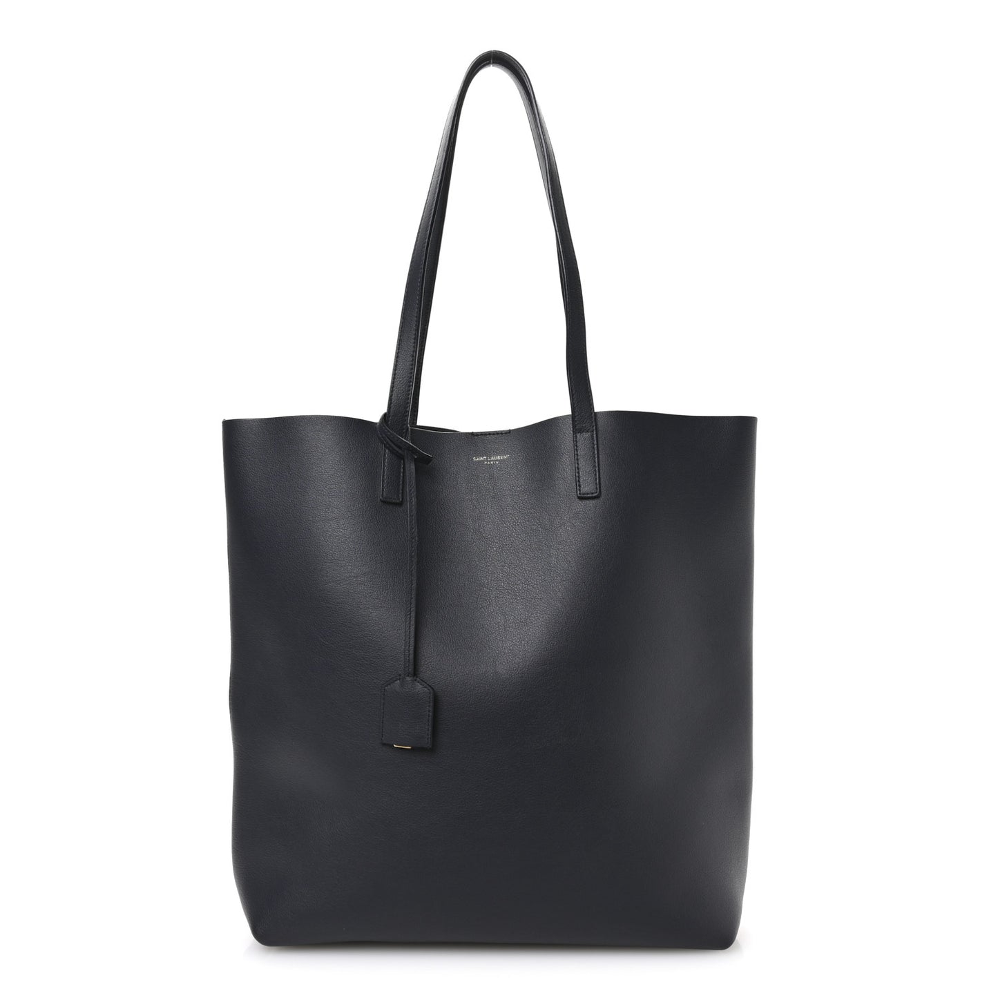 Calfskin Medium Shopping Tote Deep Marine