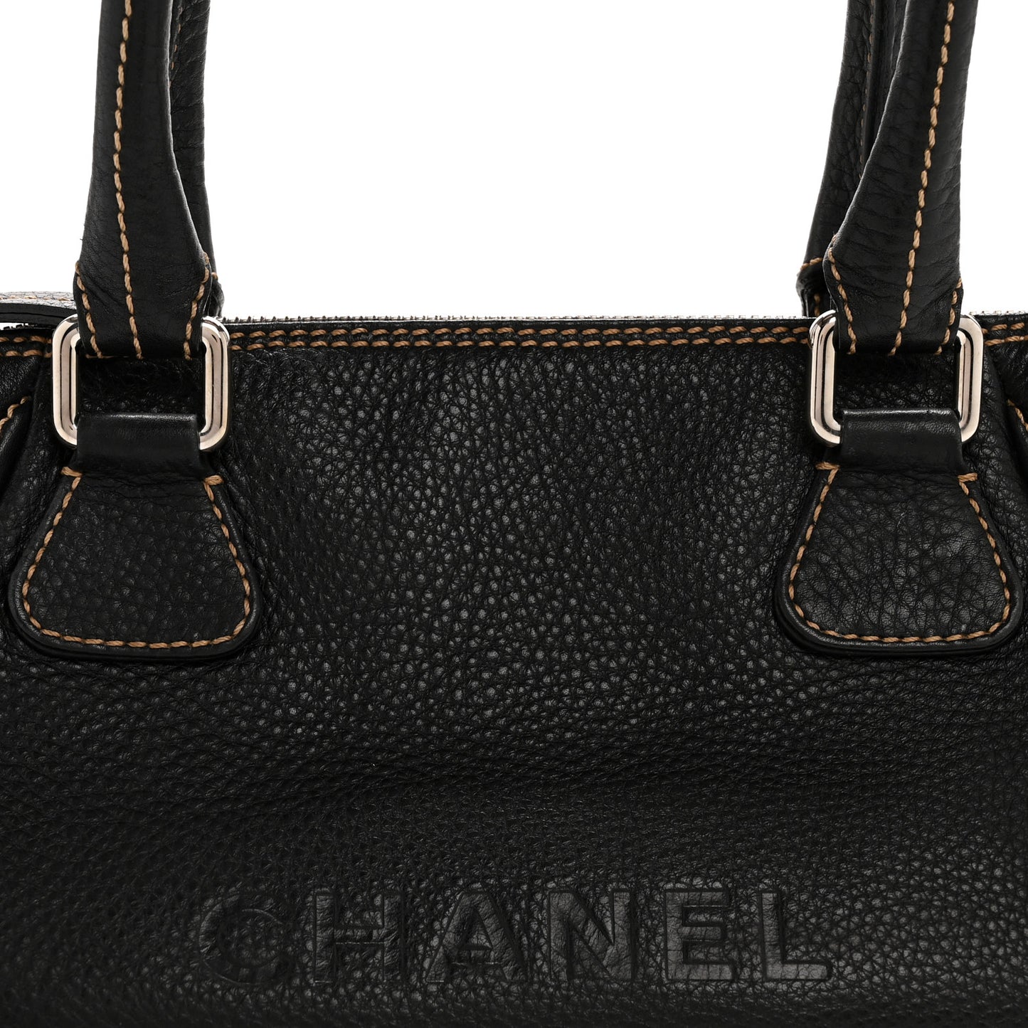 Calfskin Small Tassel Bowler  Black