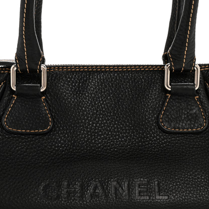 Chanel Calfskin Small Tassel Bowler  Black 8 of 15