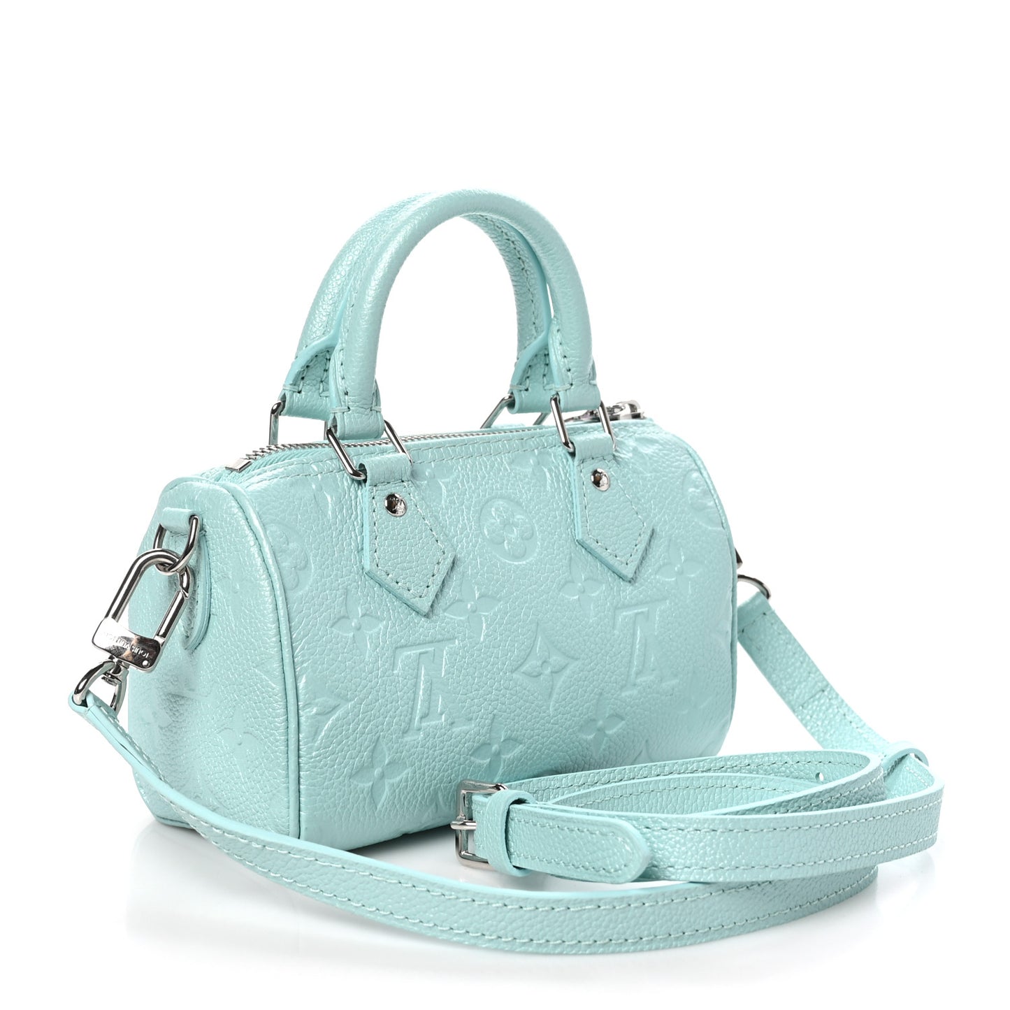 Empreinte Monogram Nano Speedy Pearly Lagoon Turquoise